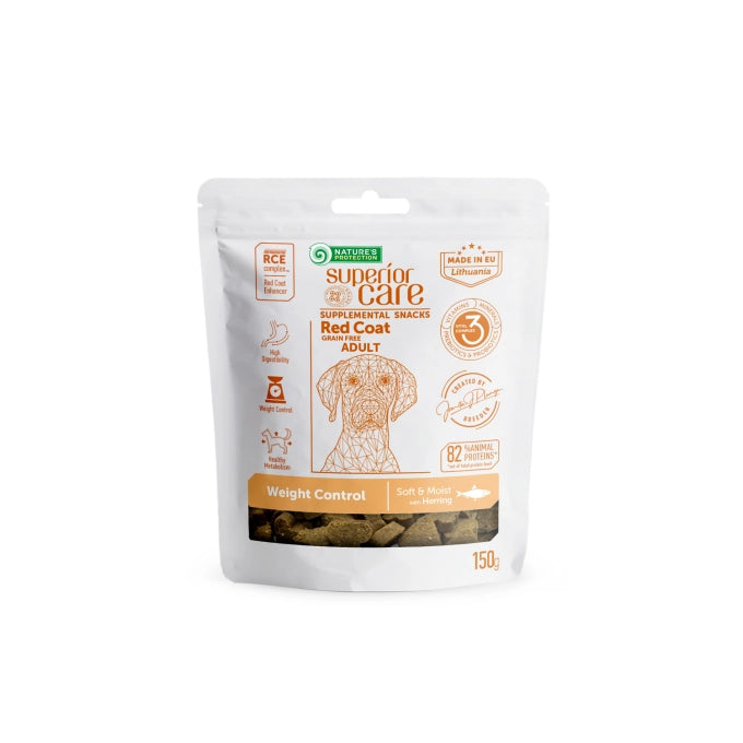 Superior Care Red Coat Snack Grain Free Controlul Greutatii cu Hering