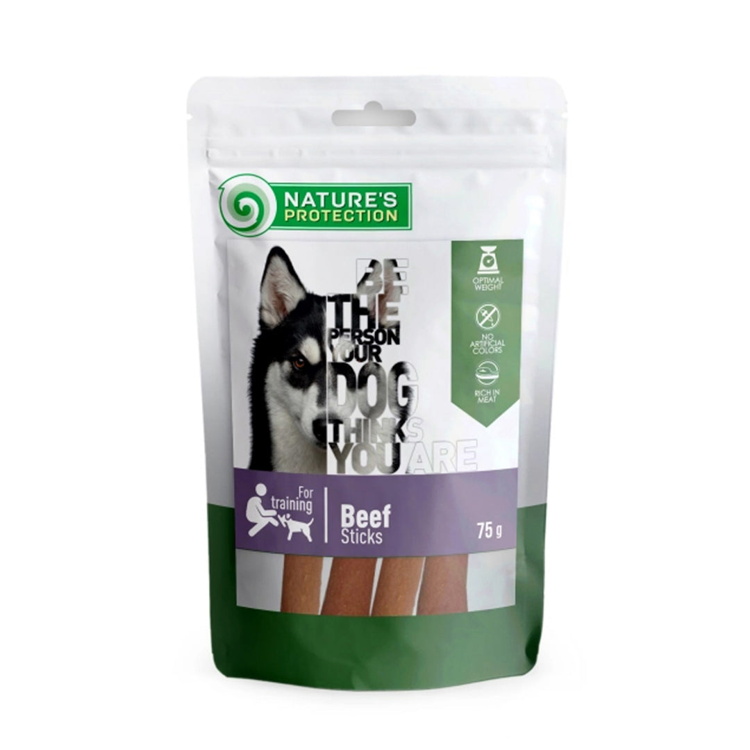 Nature s Protection Snacks for Dogs Beef Sticks 75 Gr