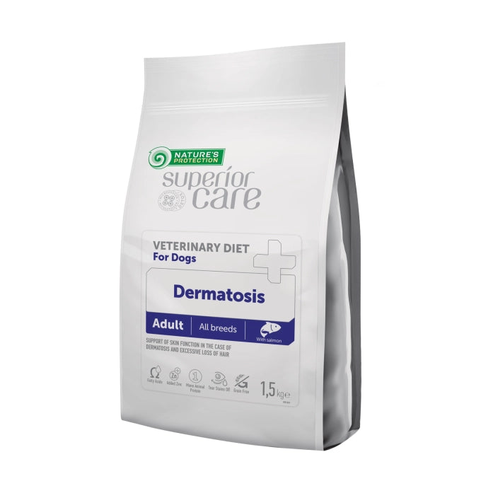 Superior Care Veterinary Diet Dermatosis Adult All Breeds cu Somon