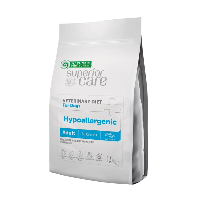Superior Care Veterinary Diet Hypoallergenic Adult All Breeds cu Insecte