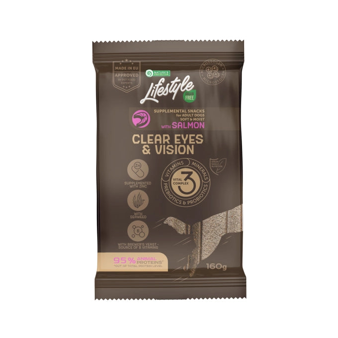 Natures Protection Lifestyle Snack GF Clear EyesVision pentru Caini Adulti cu Somon