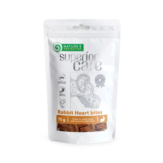 Superior Care Recompense Rabbit Hearts pentru Caini Adulti 75 Gr
