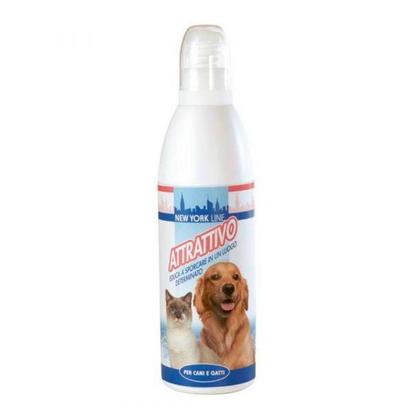 Spray atractiv pentru animale, new york, 250ml - produs educațional pentru învățare pui câini și pisici, RINALDO franco (fabricat în italia)