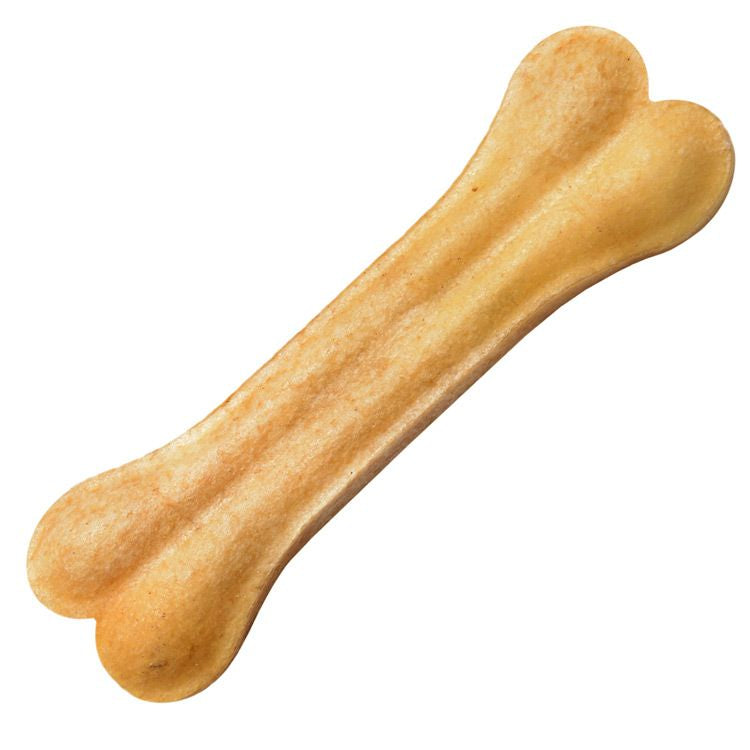 Os de mestecat natural pentru câini mari, 4DOG, piele de vita presata, 30cm, recompensa igiena dentara