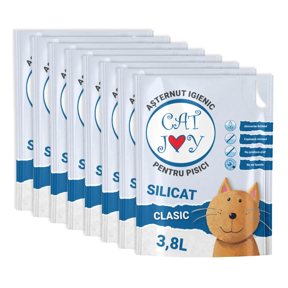 Asternut Silicatic Cat Joy 3.8L | Nisip Litiera Pisici