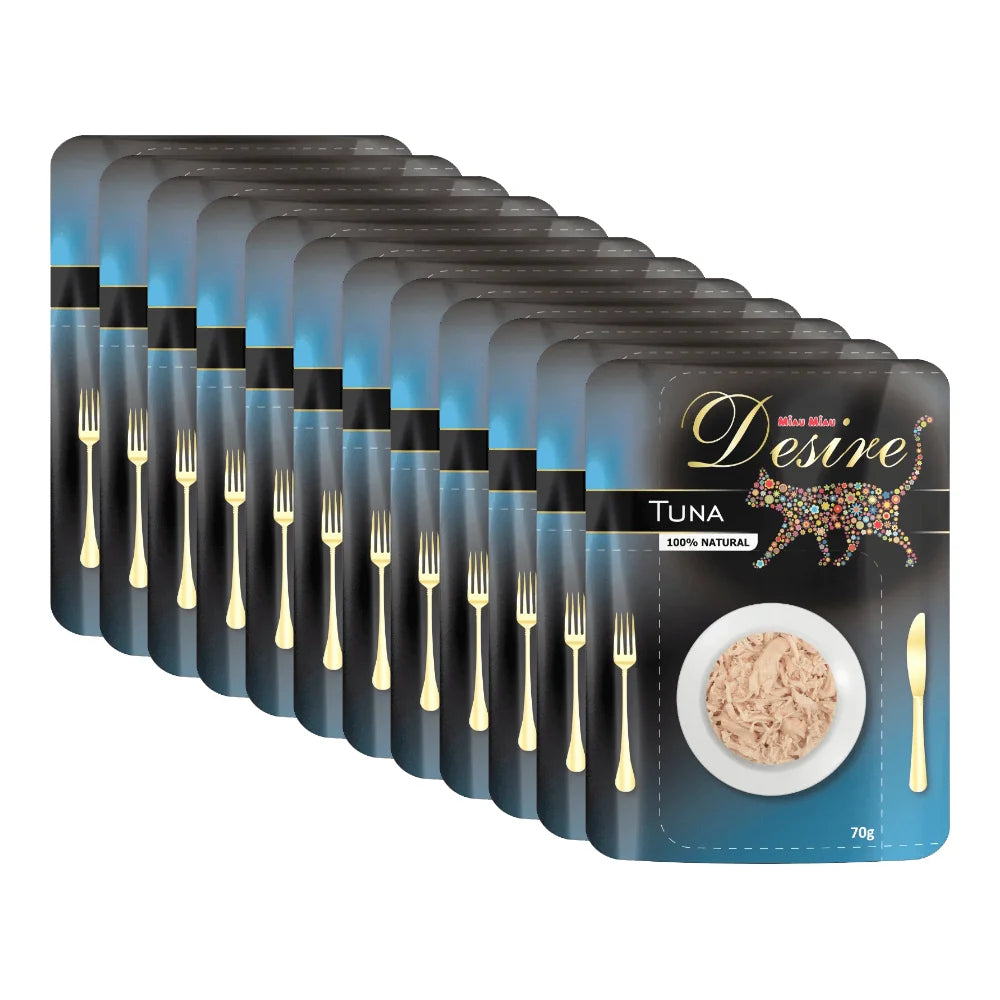 Hrană Umedă Pisici DESIRE | Ton File, 70g, Plic