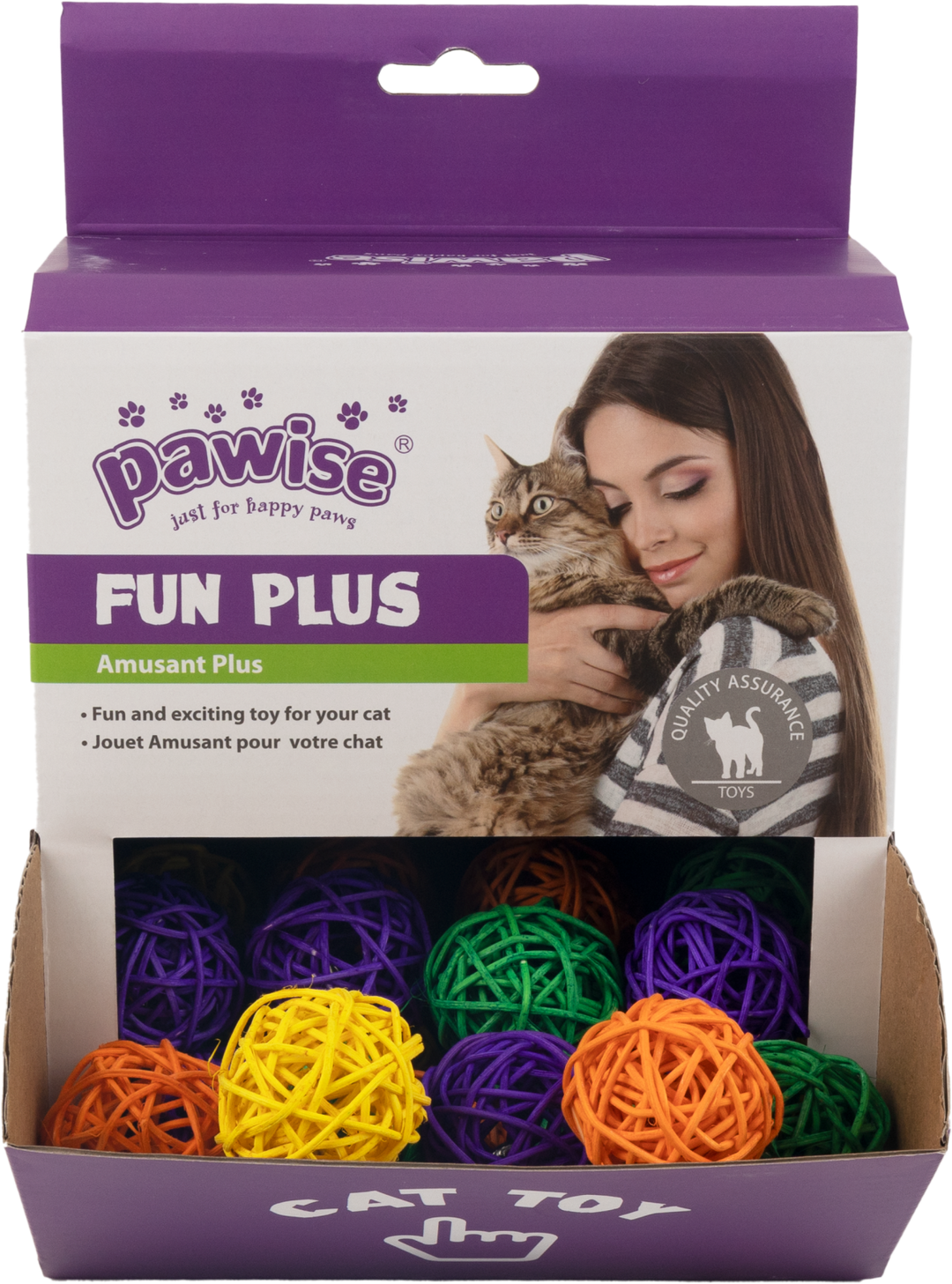 Pawise Fan Plus Box Wilow Ball Set de 36 Buc