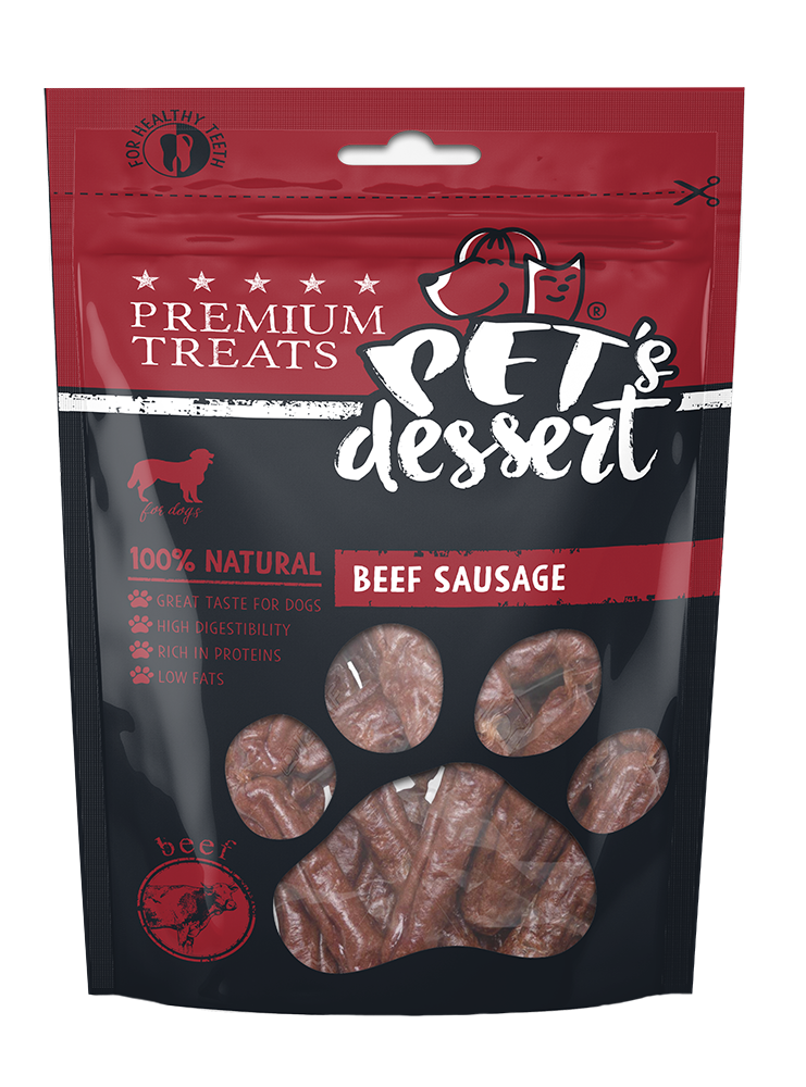 Pet s Dessert Dog Beef Sausage 80 Gr LSS-09