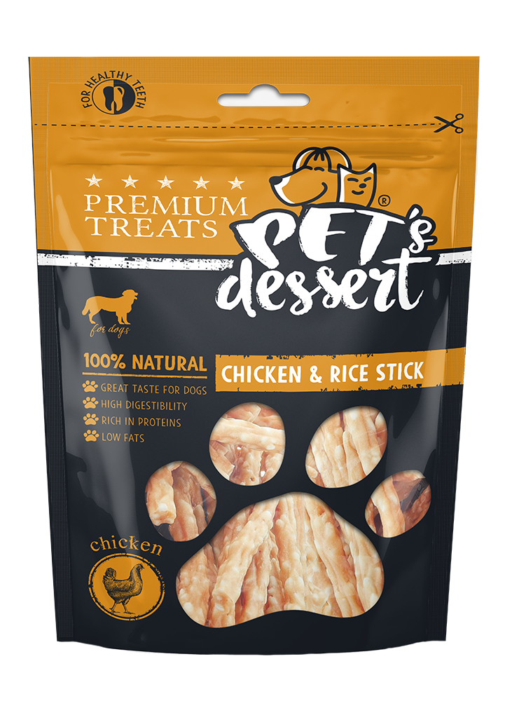 Pet s Dessert Dog Chicken and Rice Stick 0.80 Gr LSS-165