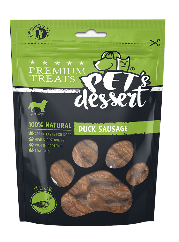 Pet s Dessert Dog Duck Sausage 80 Gr LSS-08