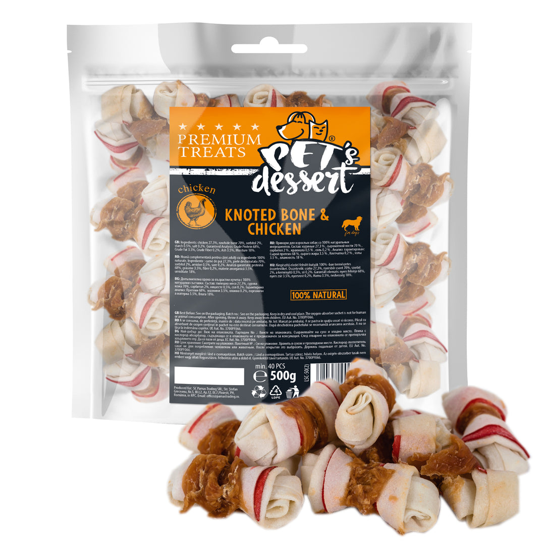 Pet s Dessert Dog Knoted BoneChicken LSC-50(2)