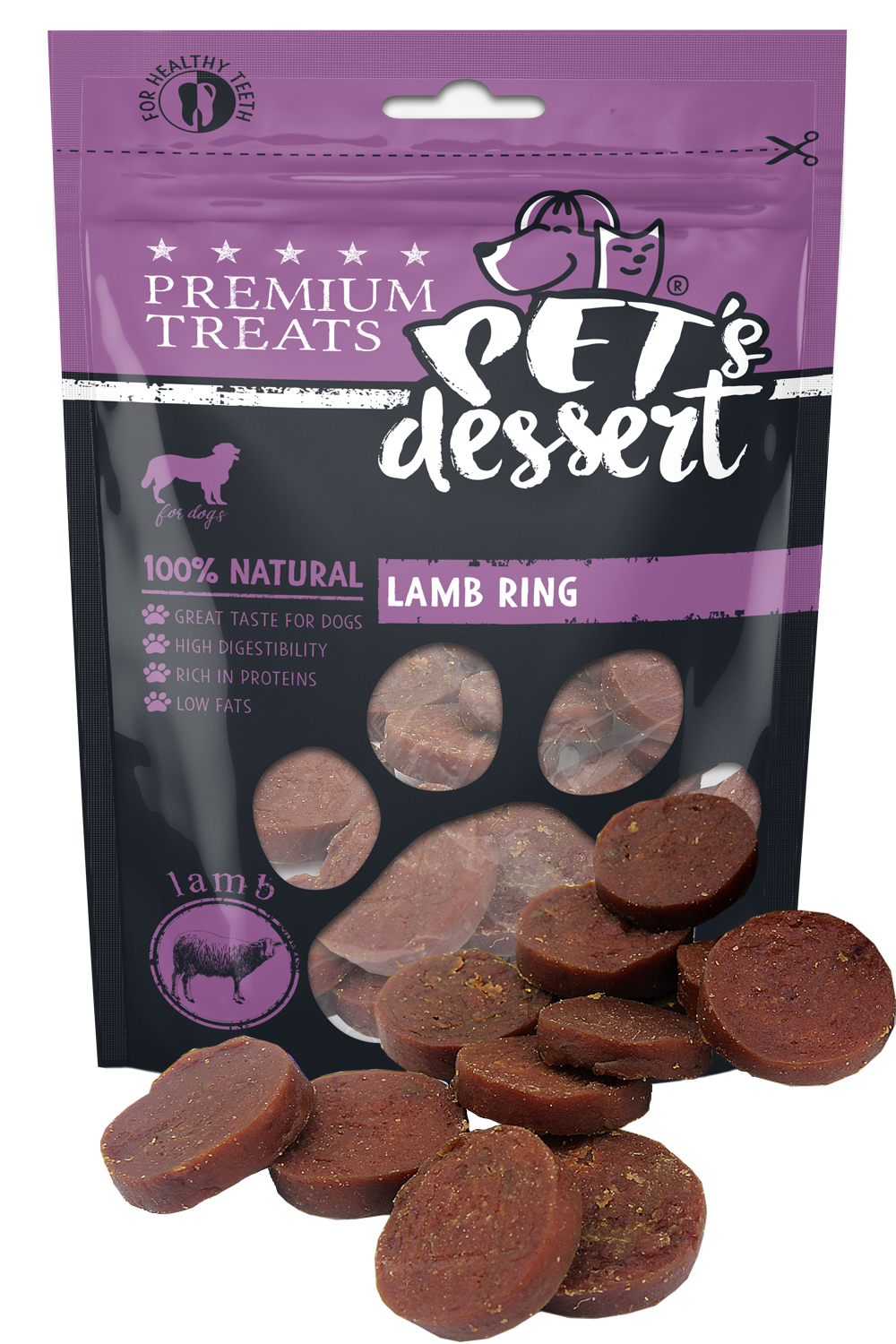 Pet s Dessert Dog Lamb Ring 80G LSL-05