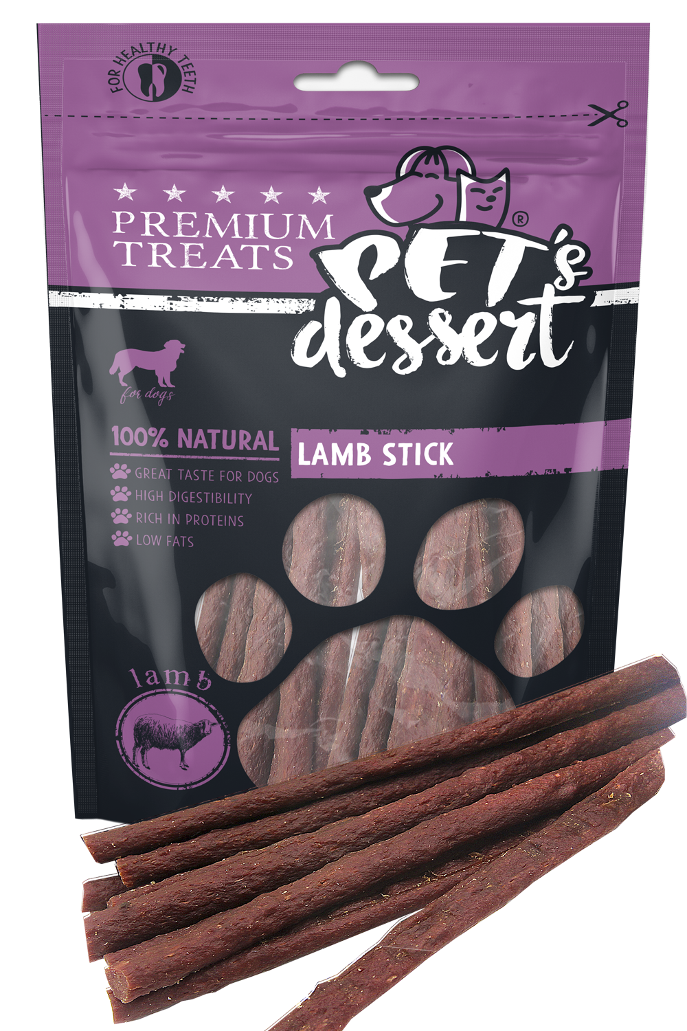 Pet s Dessert Dog Lamb Stick 80G LSS-04