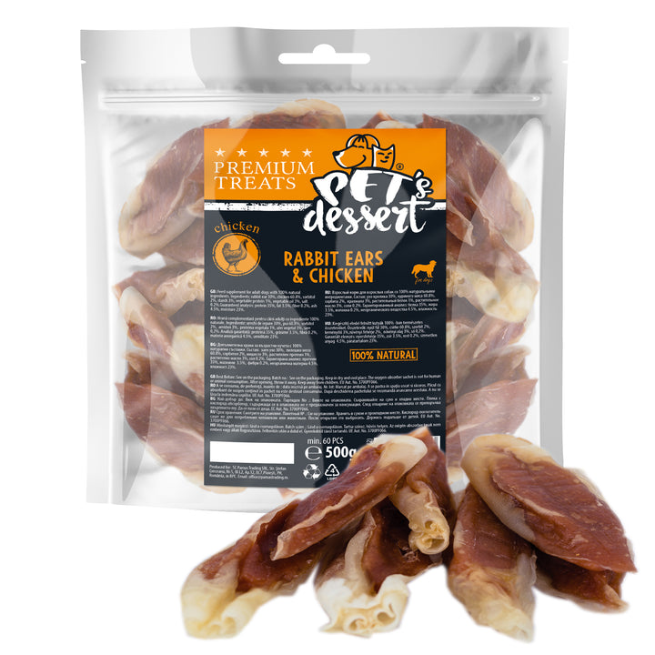 Pet s Dessert Dog Rabbit EarsChicken LSR-04(2)