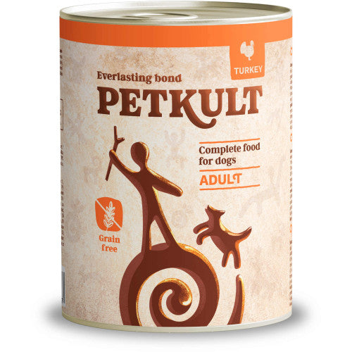 Hrana umeda pentru caini Petkult Adult cu curcan 800 g