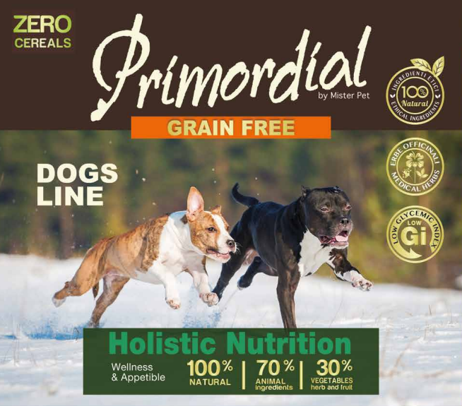 Primordial Grain-Free Holistic Dog Adult Buffalo Mackerel 2 Kg