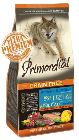 Primordial Grain-Free Holistic Dog Adult DuckTrout