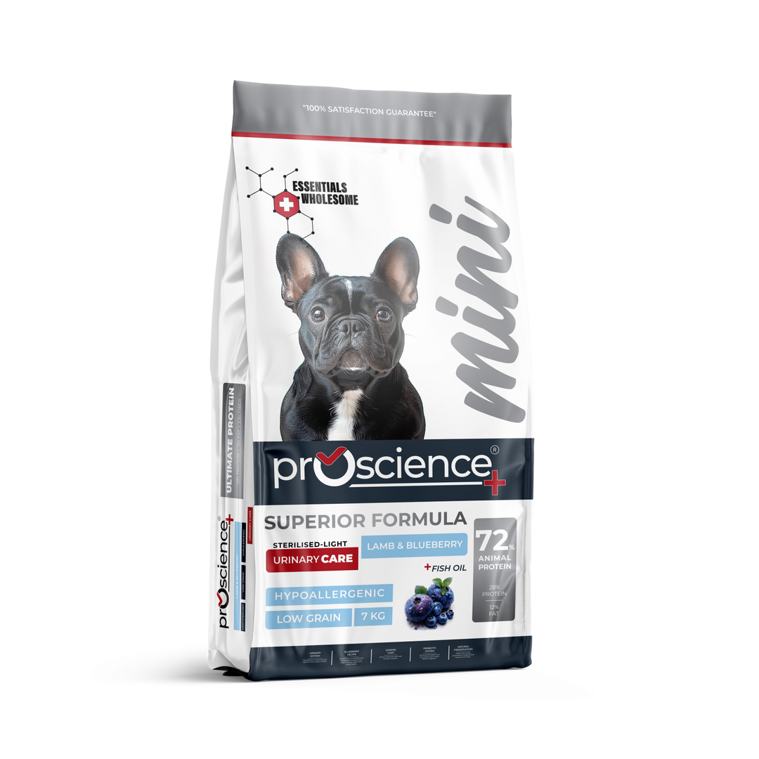 Pro Science Mini Adult Sterilised Light Urinary Care cu Miel si Afine