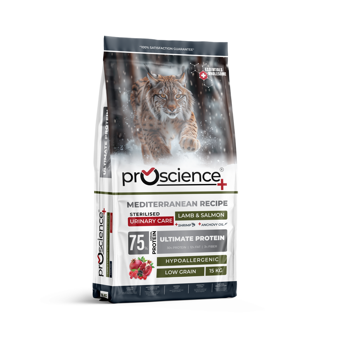 Pro Science Sterilised Cat Urinary Care cu Miel si Somon