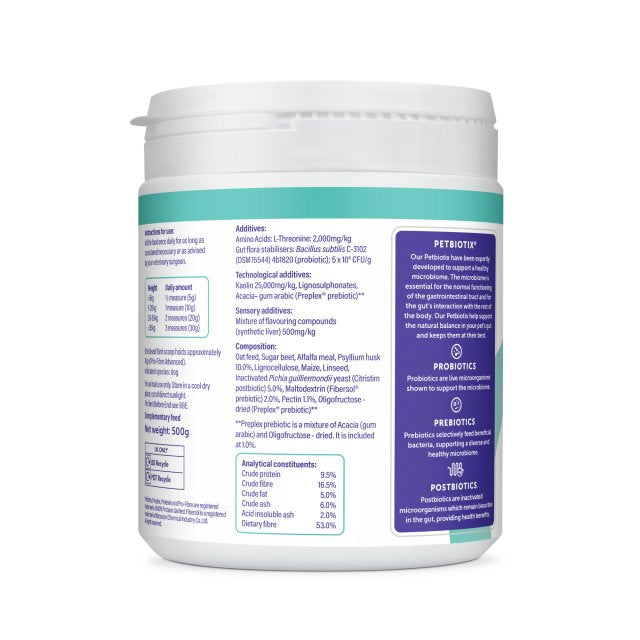 Protexin Pro Fibre Advanced Suport Digestiv pentru Caini 500 Gr