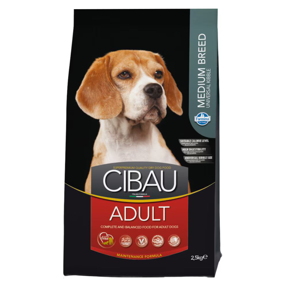 Hrană uscată câine Farmina CIBAU adult medium 2,5 kg