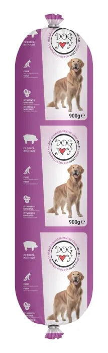 Salam cu șuncă DOG JOY | Pentru câini, 900g