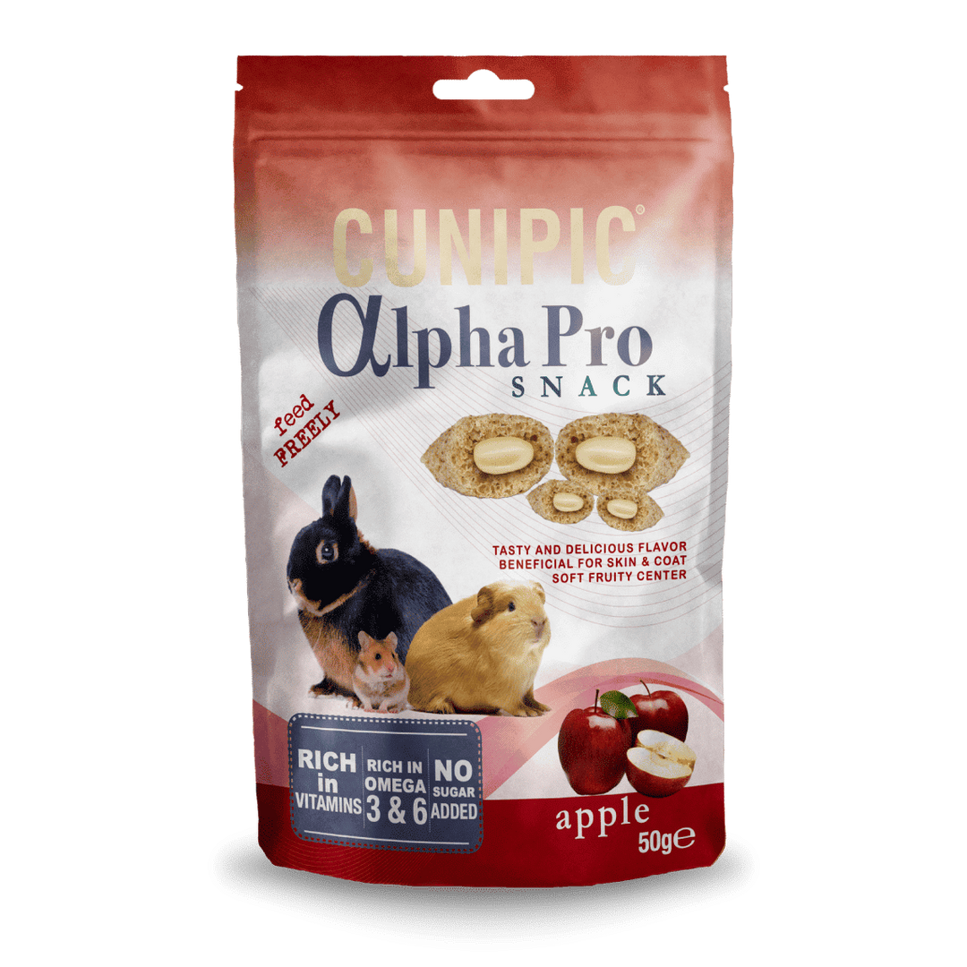 Snack Rozătoare CUNIPIC Alpha Pro | Măr, 50g