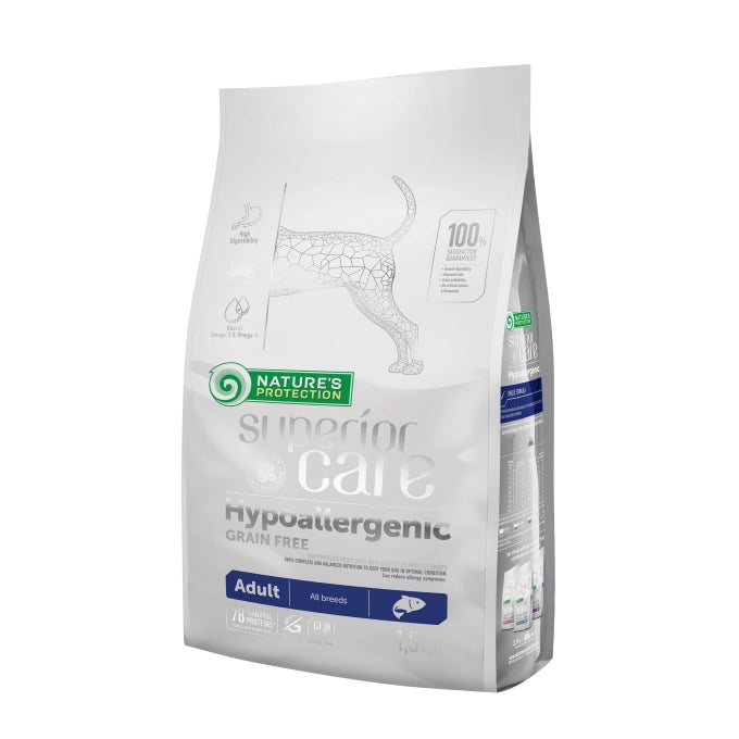 Superior Care Hypoallergenic Grain Free Adult All Breeds cu Somon