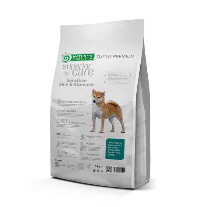 Superior Care Sensitive Skin Stomach Lamb Adult All Breed 10 Kg