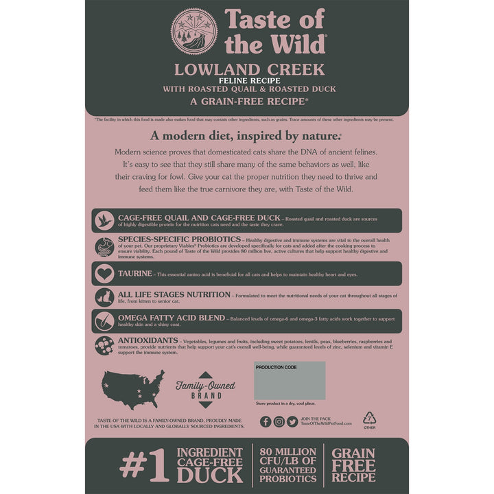 Taste of the Wild Lowland Creek Cat 6.6 Kg
