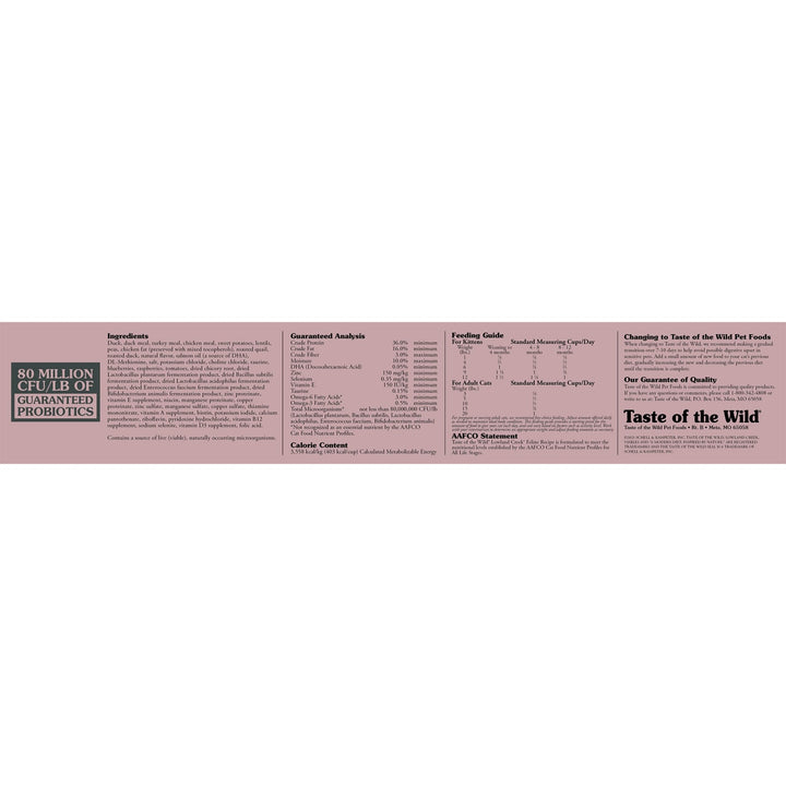 Taste of the Wild Lowland Creek Cat 2 Kg