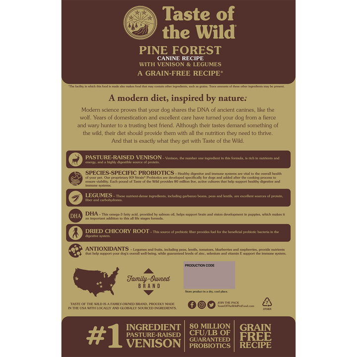 Taste of the Wild Pine Forest Dog 12.2 Kg