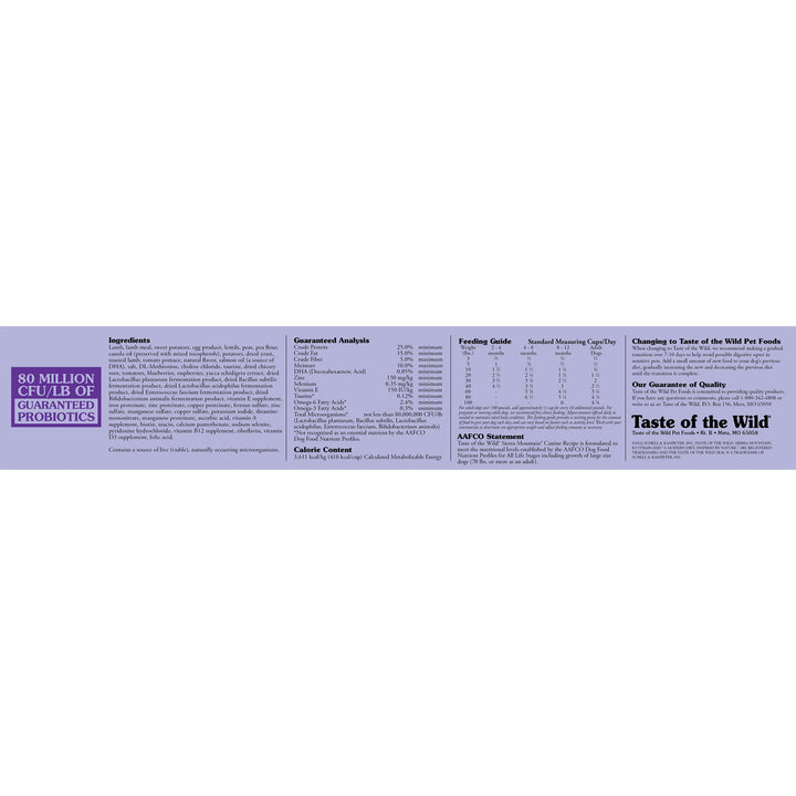 Taste of the Wild Sierra Mountain Dog 12.2 Kg