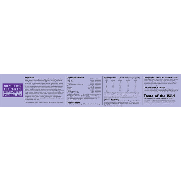 Taste of the Wild Sierra Mountain Dog 2 Kg