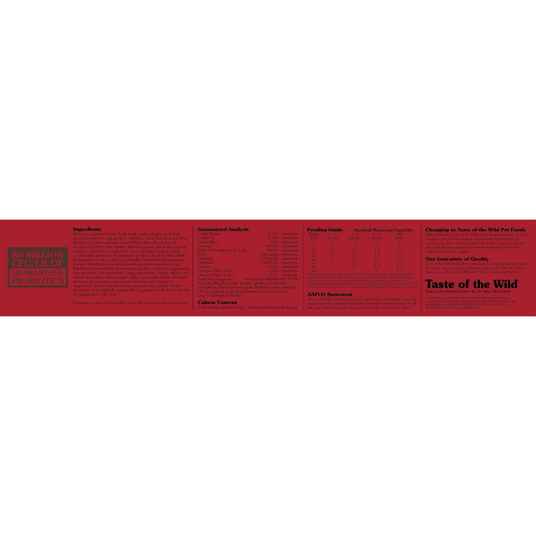 Taste of the Wild Southwest Canyon Dog 12.2 Kg