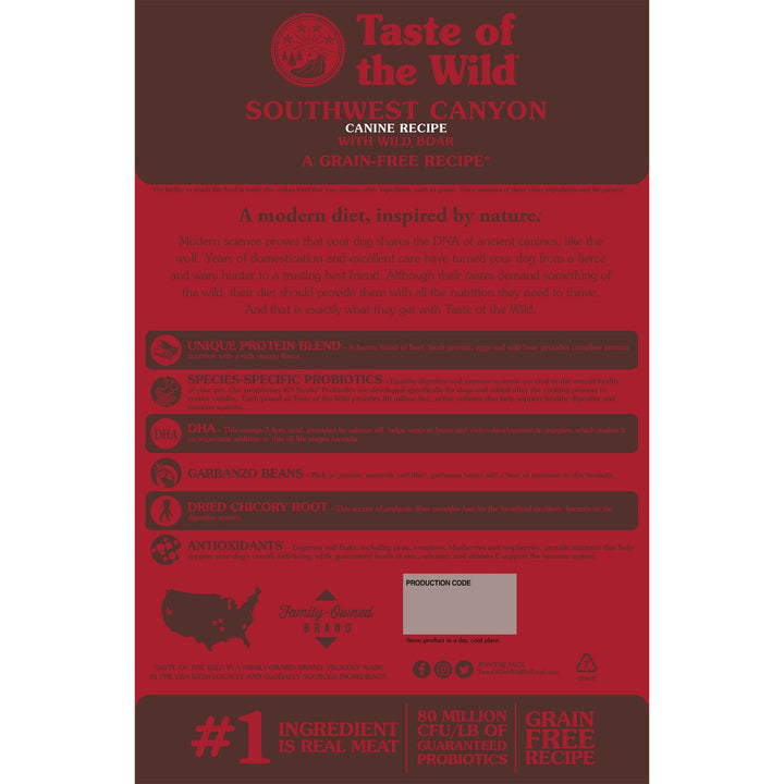 Taste of the Wild Southwest Canyon Dog 12.2 Kg
