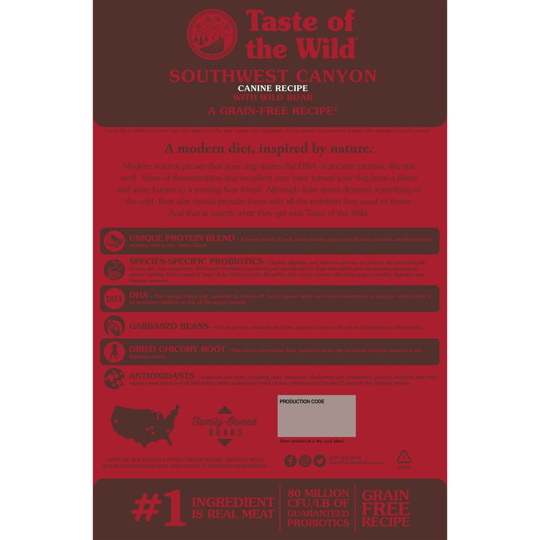 Taste of the Wild Southwest Canyon Dog 2 Kg
