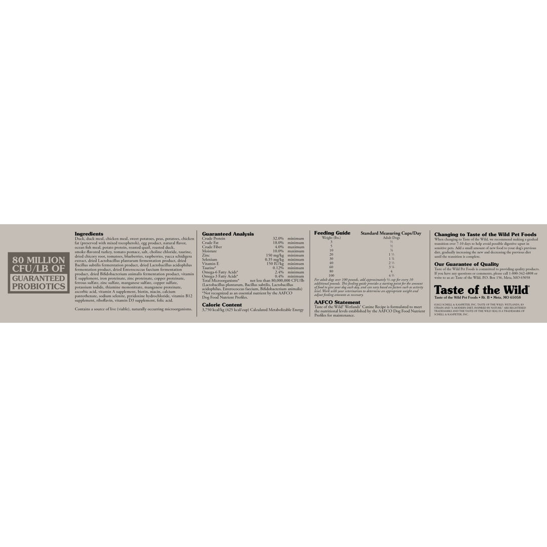 Taste of the Wild Wetlands Dog 2 Kg
