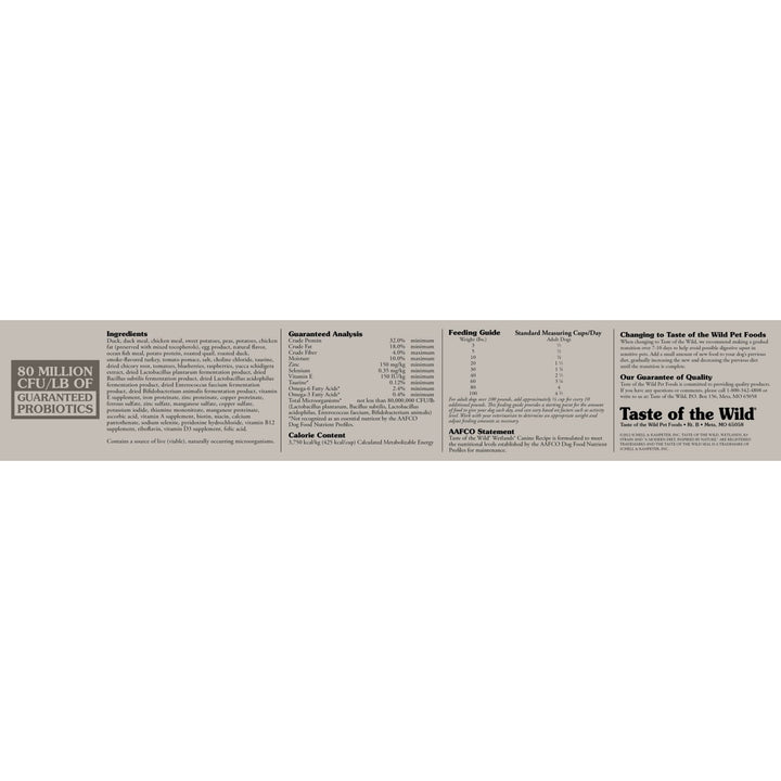 Taste of the Wild Wetlands Dog 2 Kg