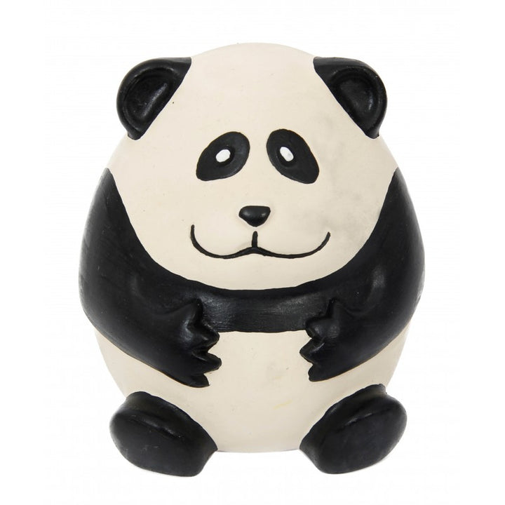 TOY1692 Jucarie panda din latex 8 cm Alb negru