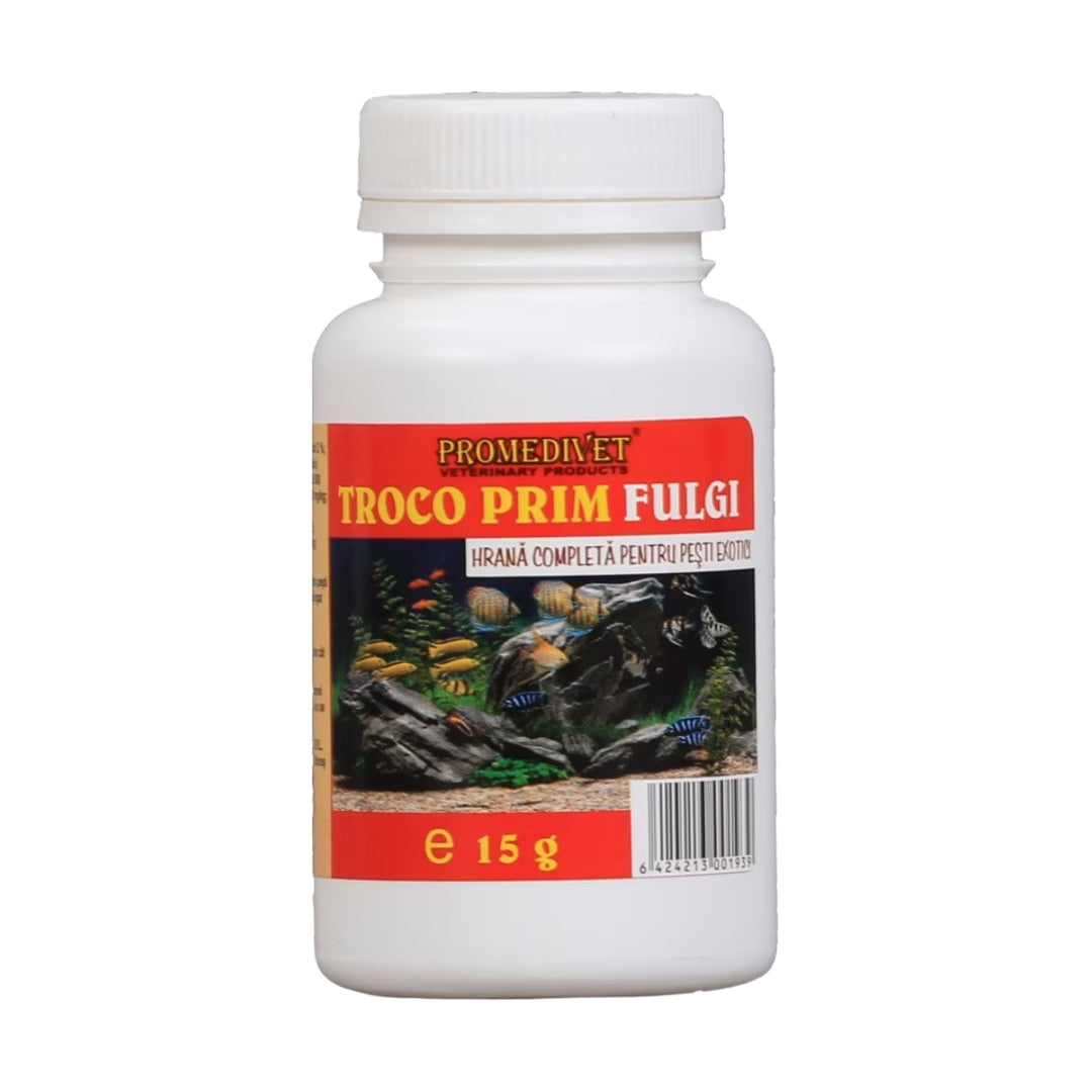 Mâncare Pești TROCO Prim Fulgi | Pești Exotici, 15g