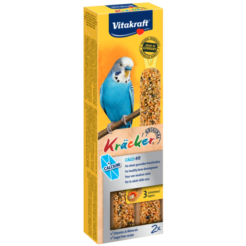 Baton pentru perusi Vitakraft Kracker Calci Fit 60 gr