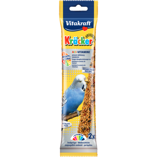 Batoane pentru perusi Vitakraft Kracker Ace-Vitamine 60 g