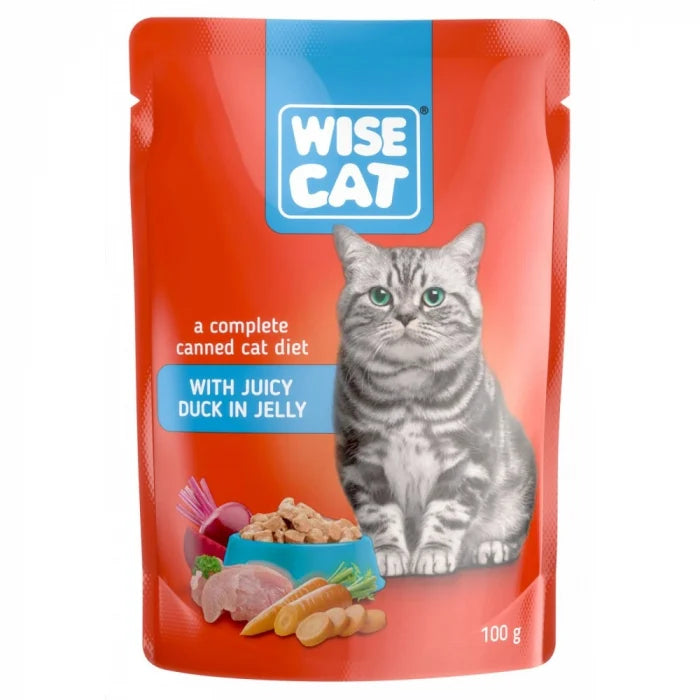 Wise Cat Plic cu Rata in Jeleu 100 Gr