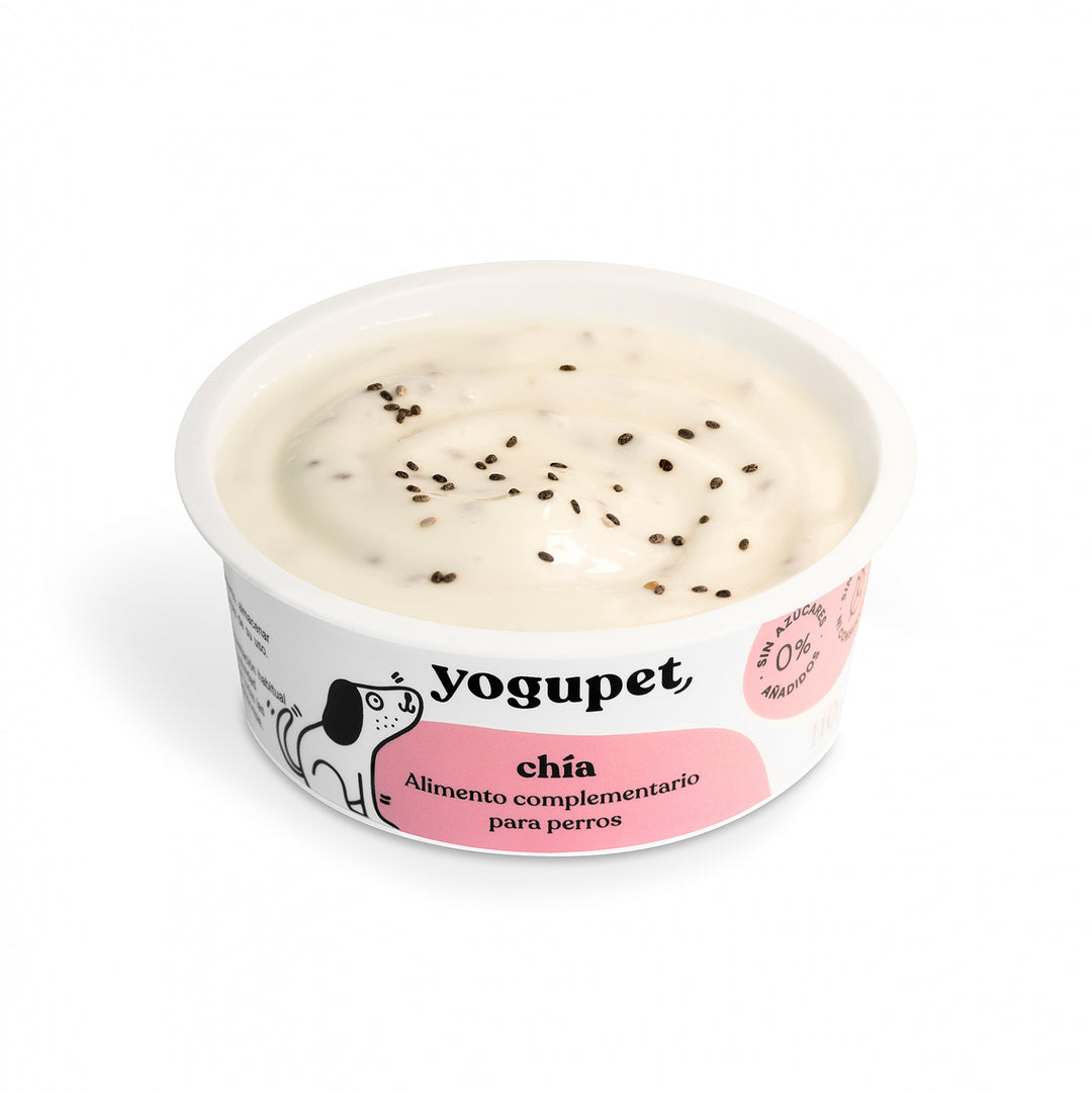 Yogupet Iaurt Pasteurizat cu Seminte de Chia pentru Caini 110 Gr