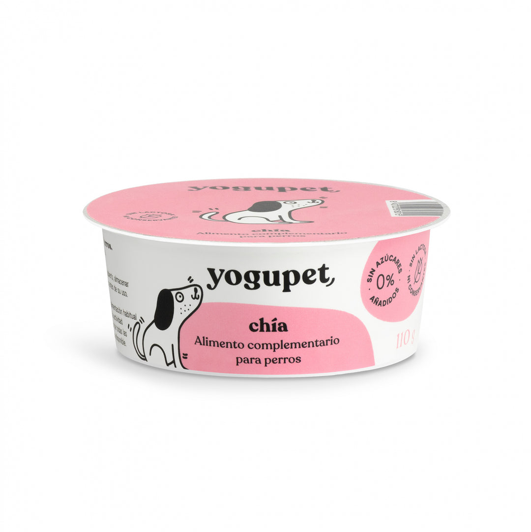 Yogupet Iaurt Pasteurizat cu Seminte de Chia pentru Caini 110 Gr