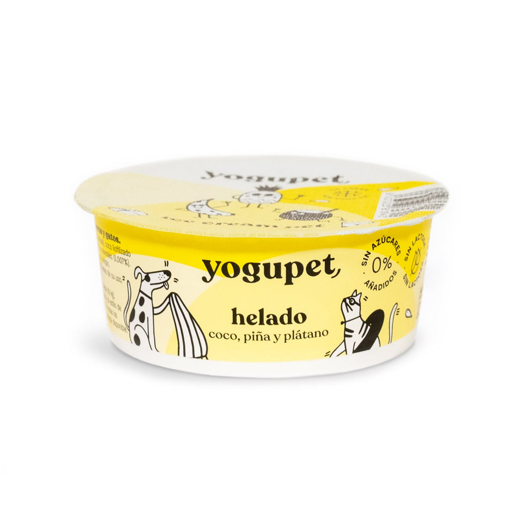 Yogupet Inghetata cu Cocos, Ananas si Banana pentru Caini si Pisici 110 Gr