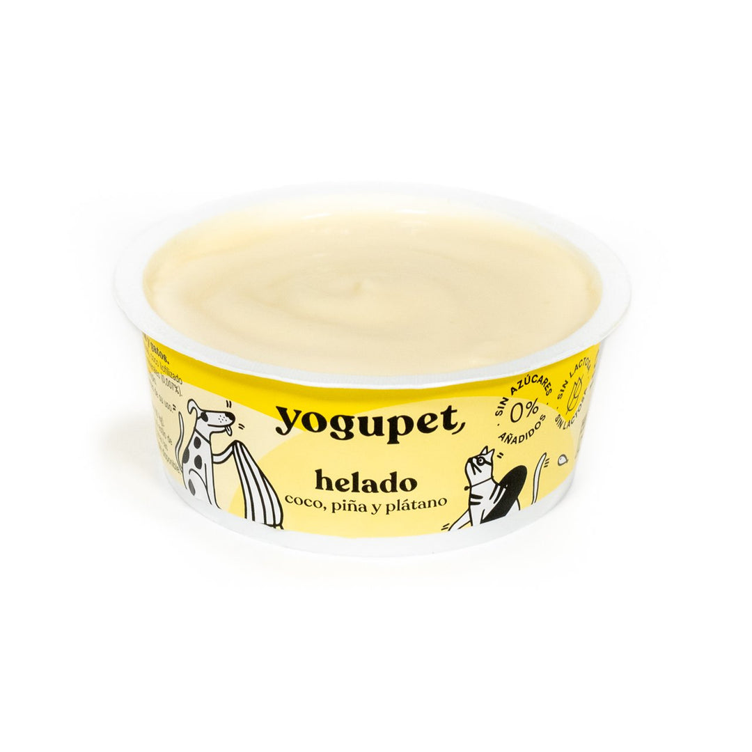 Yogupet Inghetata cu Cocos, Ananas si Banana pentru Caini si Pisici 110 Gr