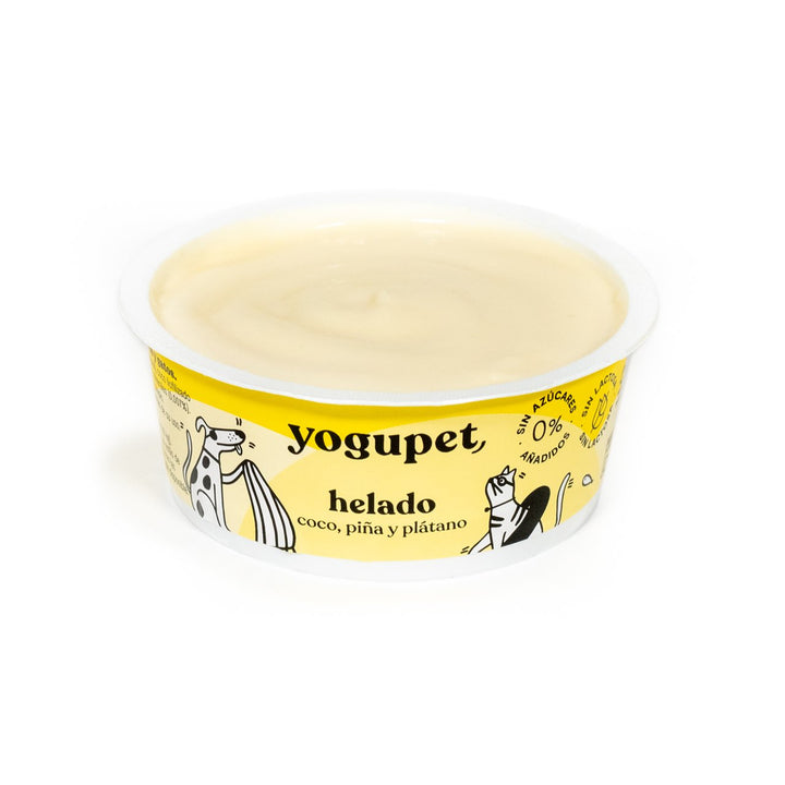 Yogupet Inghetata cu Cocos, Ananas si Banana pentru Caini si Pisici 110 Gr